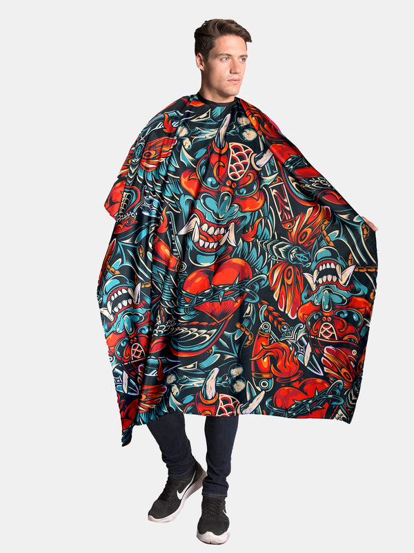 Samurai BD Barber Cape