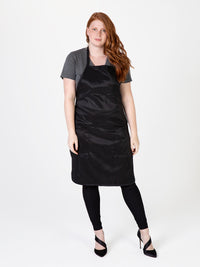 Betty Dain Plus Size Hair Stylist Apron in Black