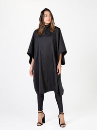 Betty Dain Cape All-Purpose Chemical-Resistant Black Salon Cape