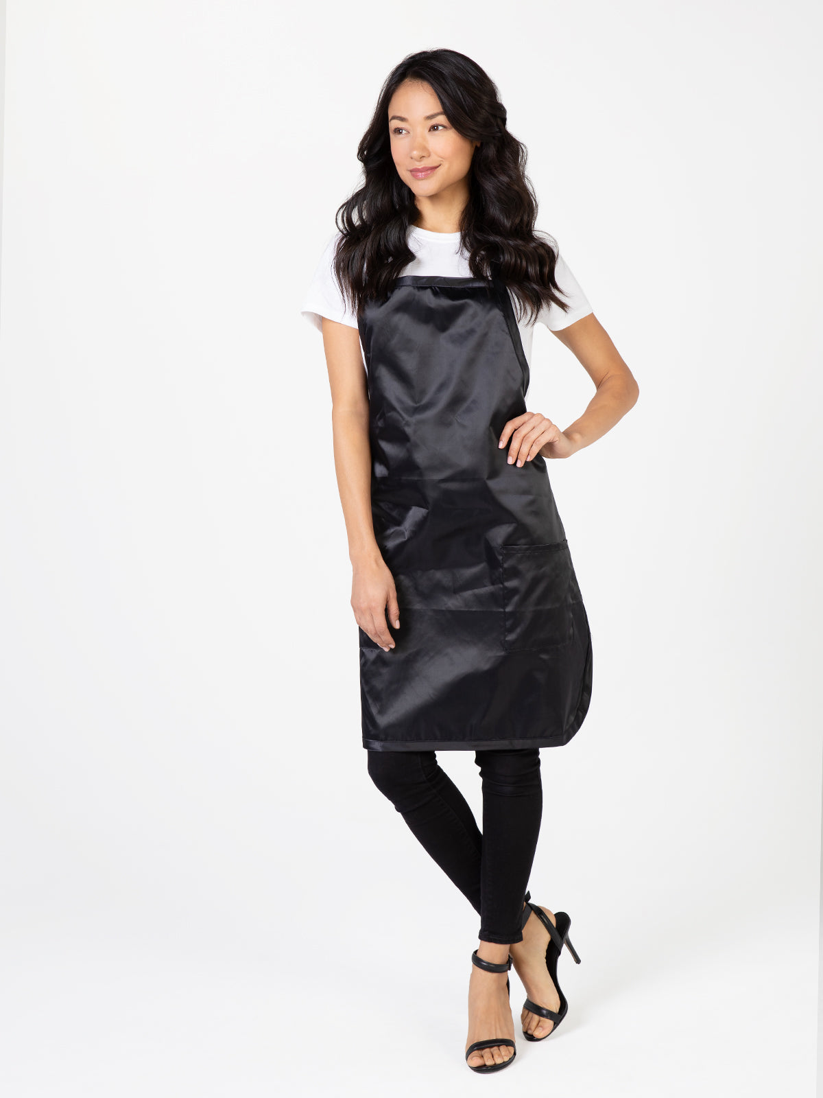 Betty Dain Black Satin Stylist Apron