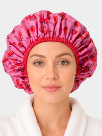 Cherry Bomb Shower Cap