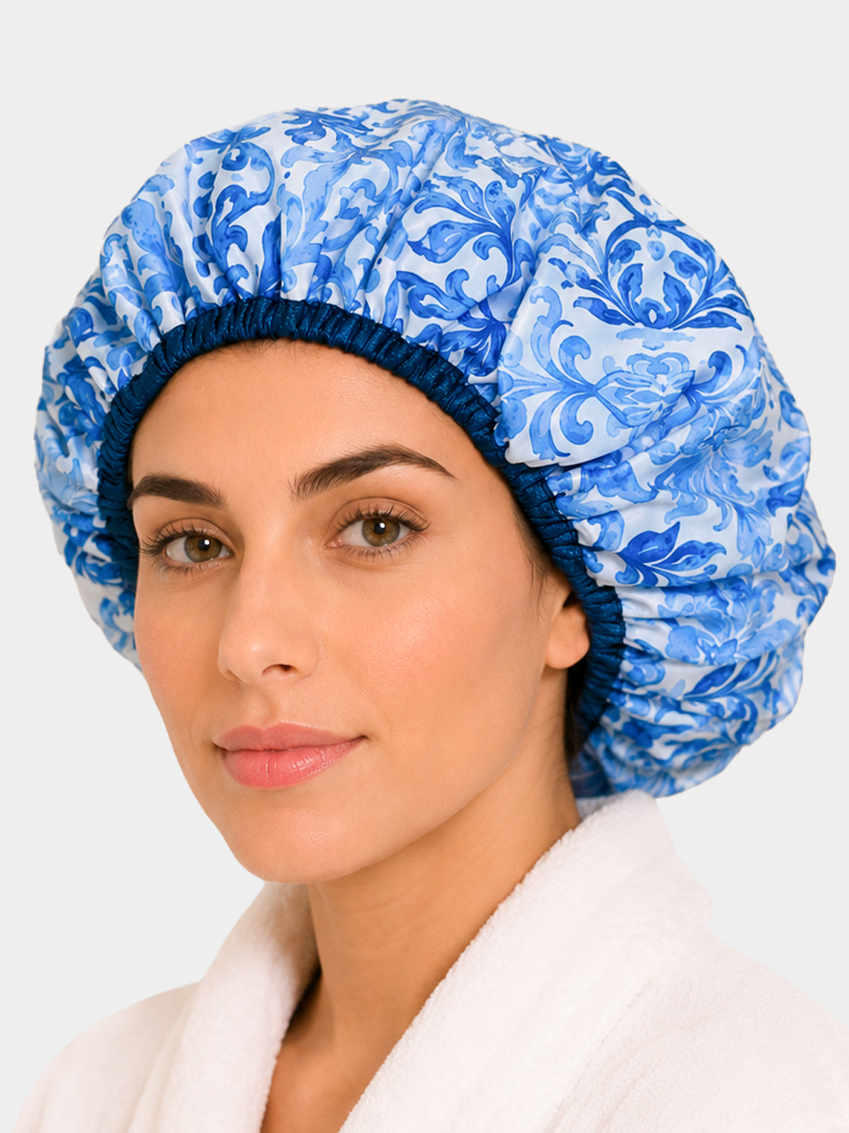 Blue Royale Shower Cap