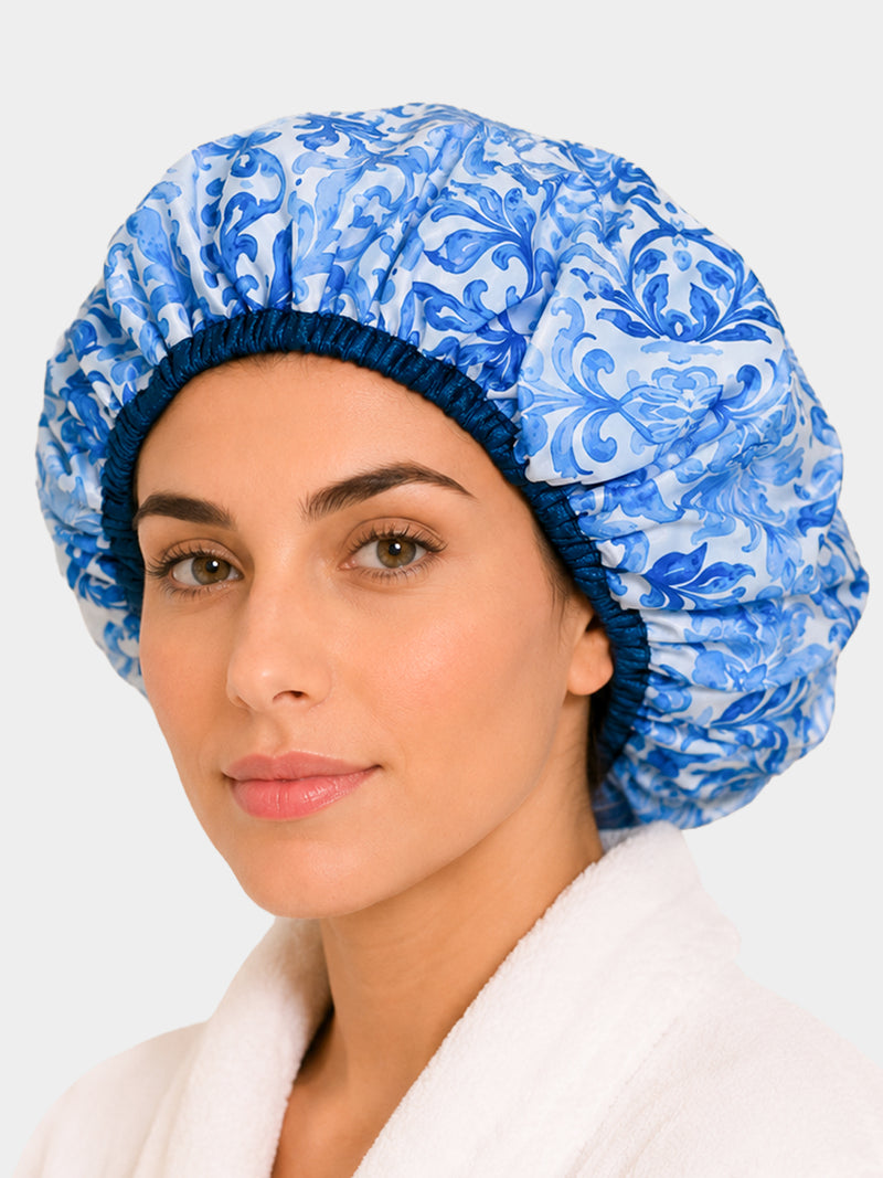 Blue Royale Shower Cap