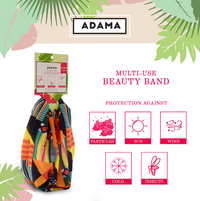 Multi-Use Beauty Band packaging showing icons for protection against