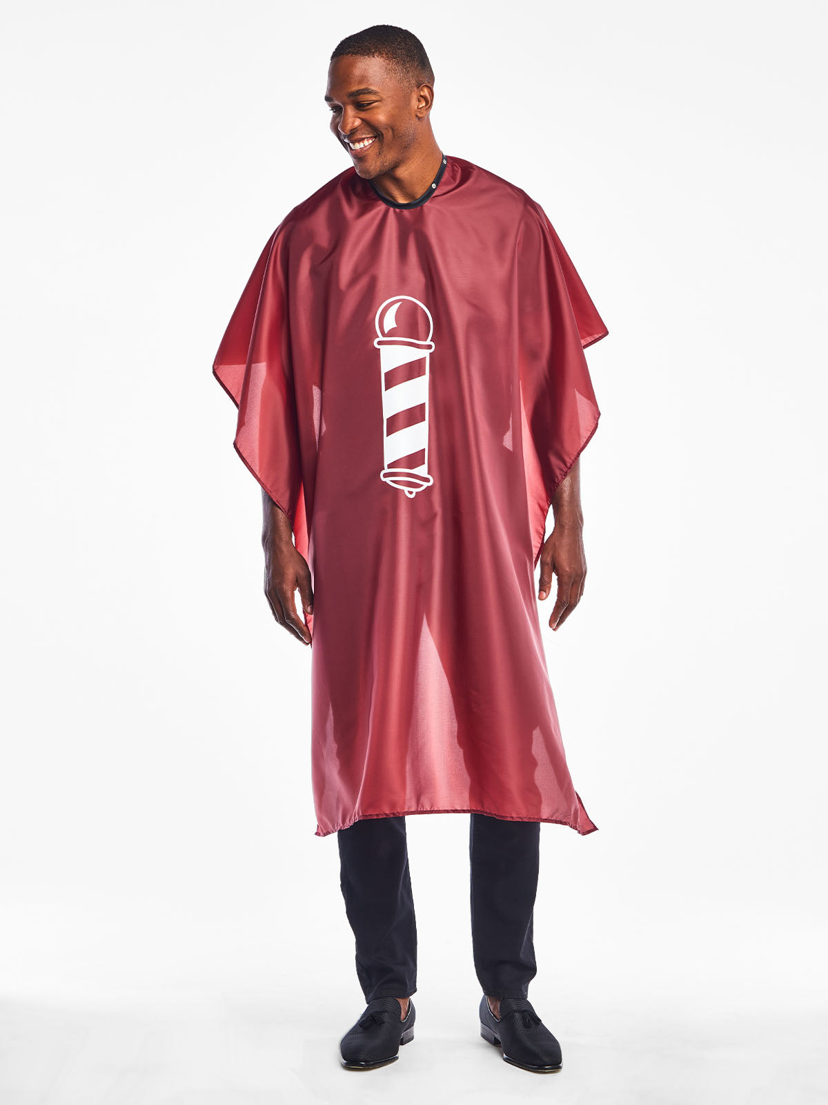 Barber Pole Styling Cape