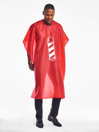 Barber Pole Styling Cape