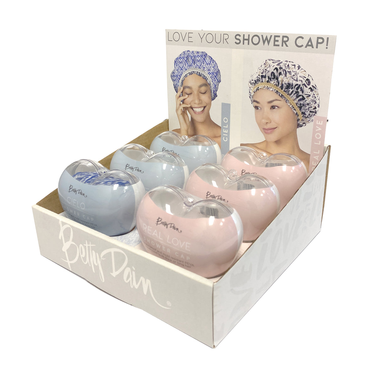 Shower Cap Display for Salon Upsell | Salon Upsell Accessories Shower Caps