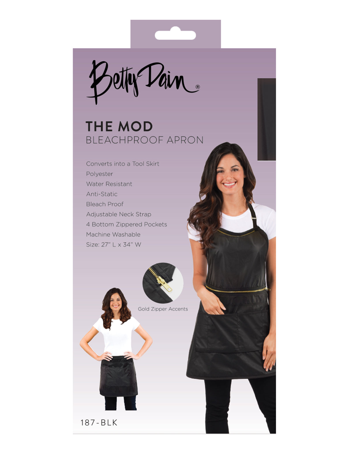 The Mod Bleach-Proof Apron, Converts Into Tool Skirt, Adjustable