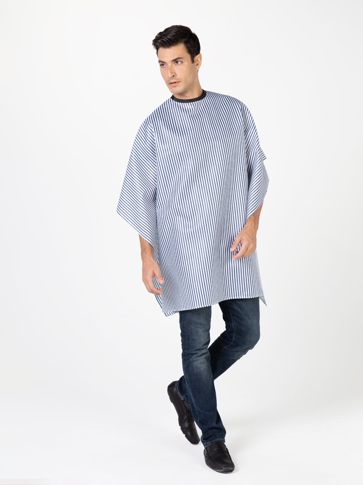 Barber Shop Cape with Stripes by Betty Dain