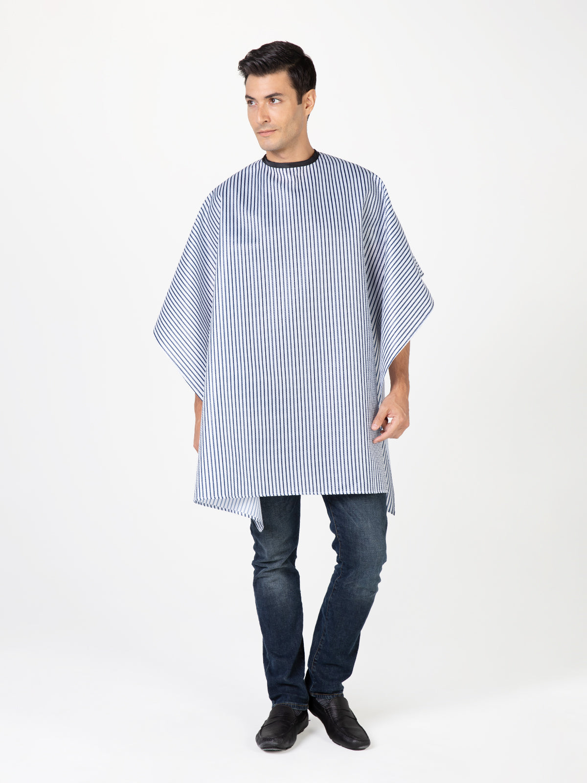 Seersucker Barber Cape – Betty Dain Creations