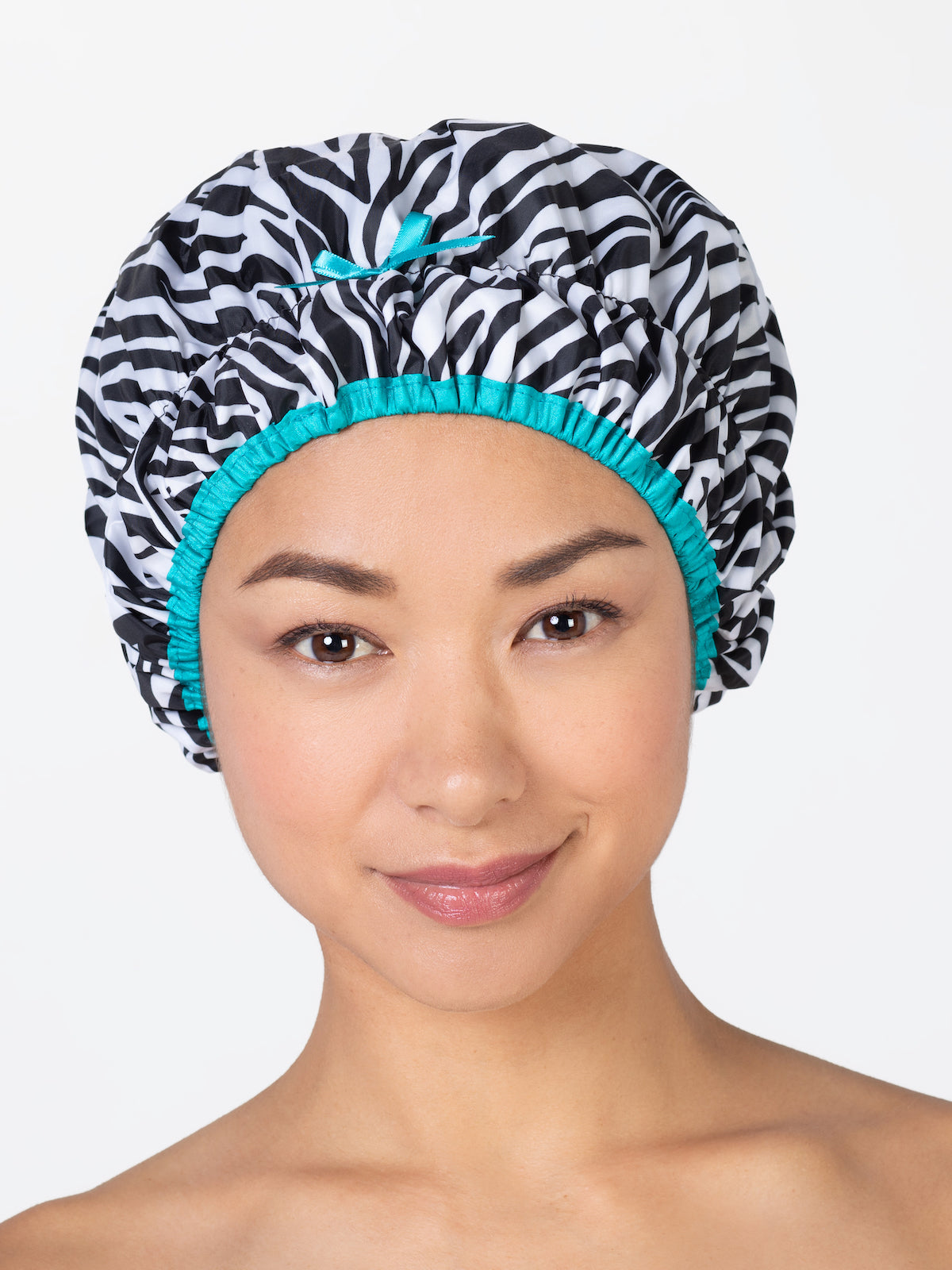 Zebra shower clearance cap