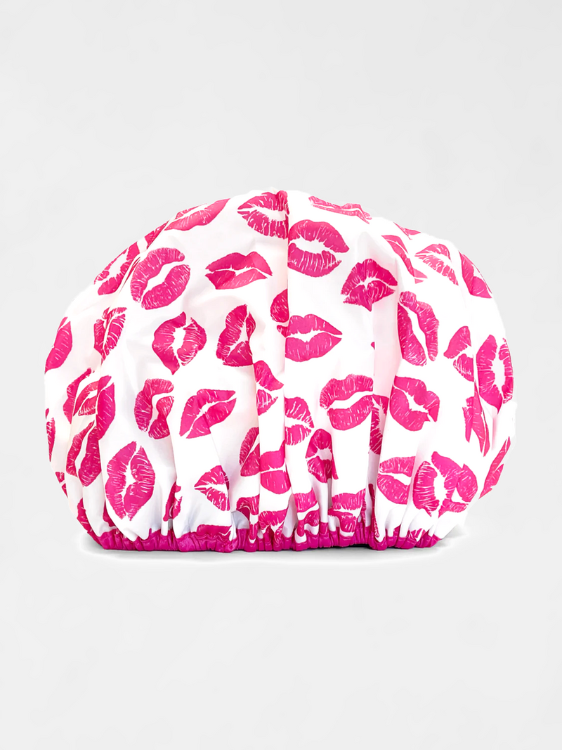 Showered with Kisses Shower Cap
